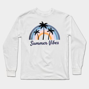 Summer Vibes Retro Style Long Sleeve T-Shirt